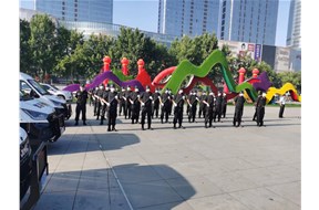 雷豹保安服務公司參與“喜迎二十大、保安護平安”主題活動